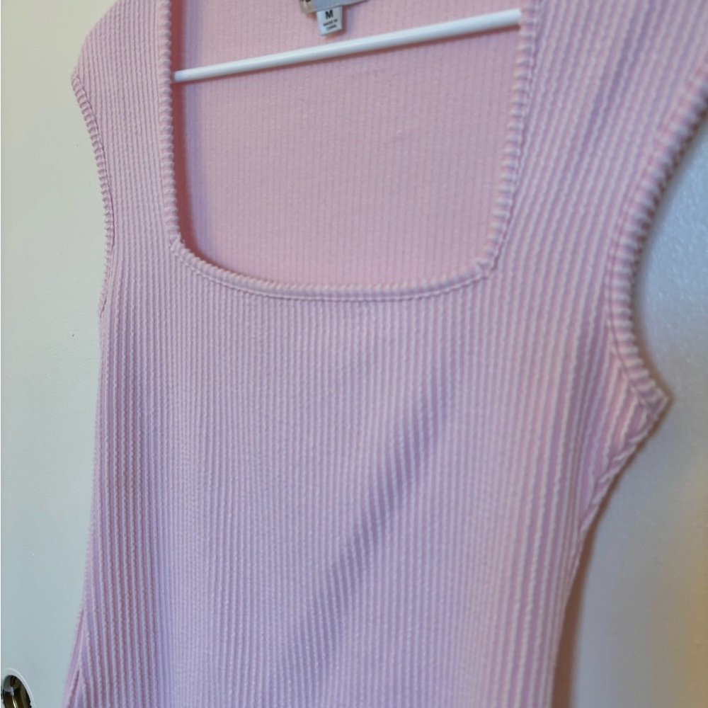 Madden Girl Soft Pink Sleeveless Ribbed Top NWOT - Picture 4 of 5